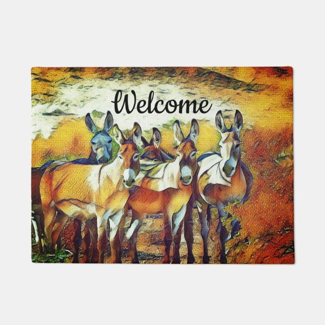 Burro Bros Welcome Mat (Front)