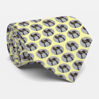 Burro Frenzy (Pale Yellow) Tie