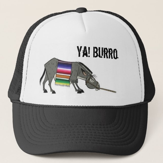 burro, Ya! Burro Trucker Hat (Front)
