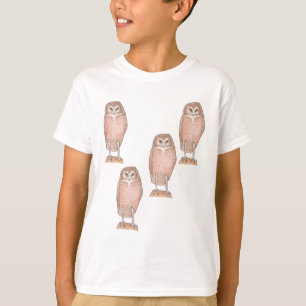 Burrowing Owl bird art pattern T-Shirt
