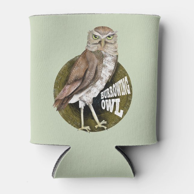 Burrowing owl can cooler (Front)