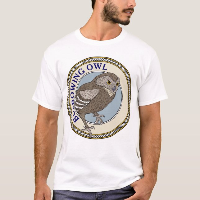 Burrowing Owl-M T-Shirt (Front)