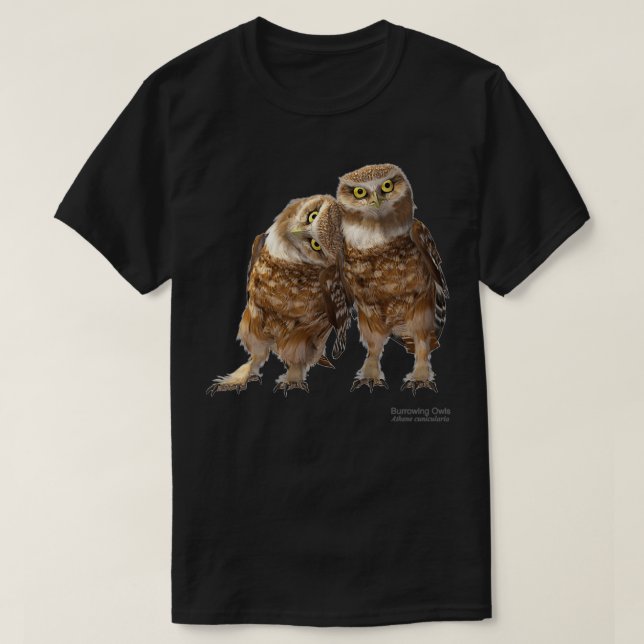 Burrowing Owls T-Shirt (Design Front)