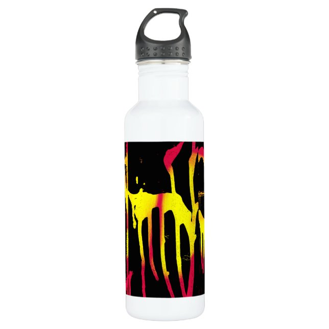 burrs and spurs and bacchanal 710 ml water bottle (Front)