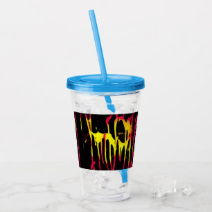 burrs and spurs and bacchanal acrylic tumbler