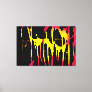 burrs and spurs and bacchanal canvas print