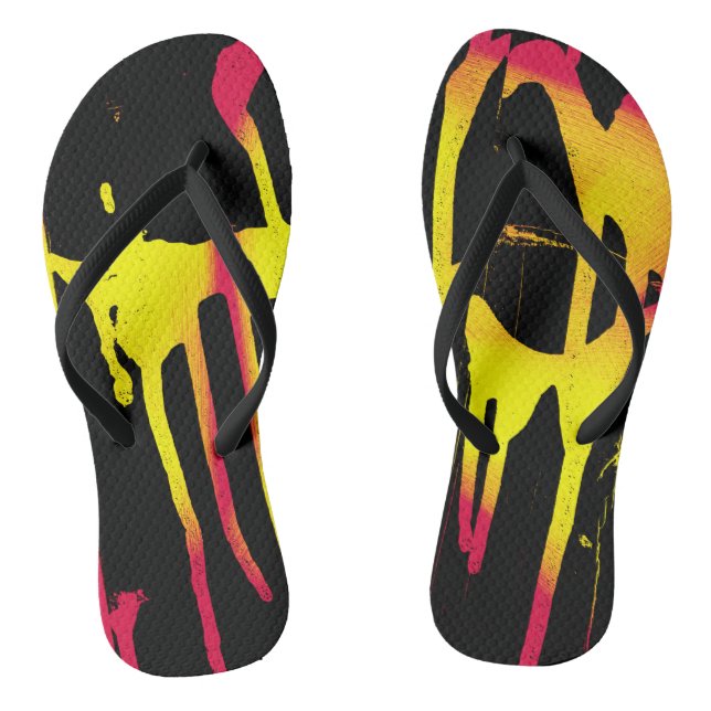 burrs and spurs and bacchanal flip flops (Footbed)