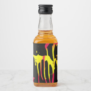 burrs and spurs and bacchanal liquor bottle label