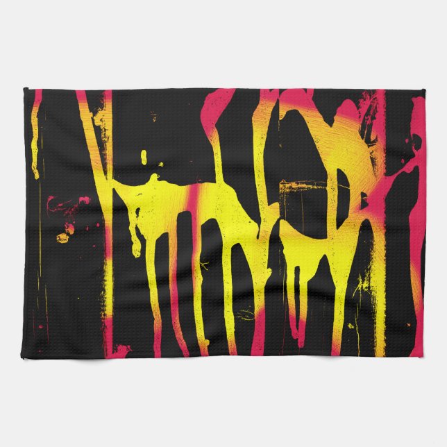 burrs and spurs and bacchanal tea towel (Horizontal)