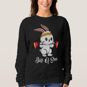 Burs Of Steed Cute Bunny Fitness Bunny Costume Bu Sweatshirt