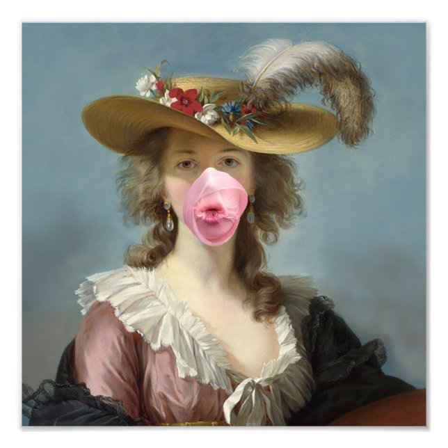 Burst Bubble Gum Diva II Photo Print (Front)