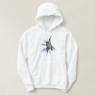 Burst Colourful Abstract Tribal Tattoo Art Hoodie