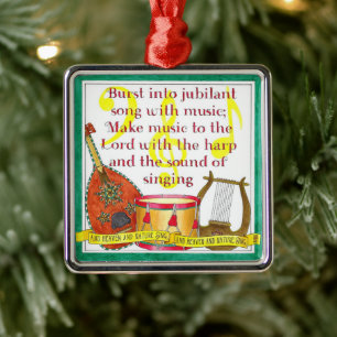 Burst into Jubilant Song Christmas Ornament