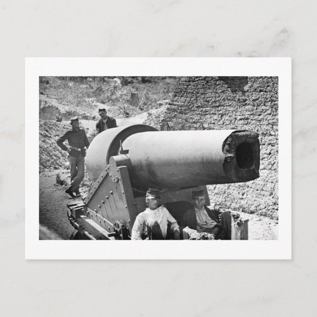 Burst Muzzle, 1863 Postcard (Front)