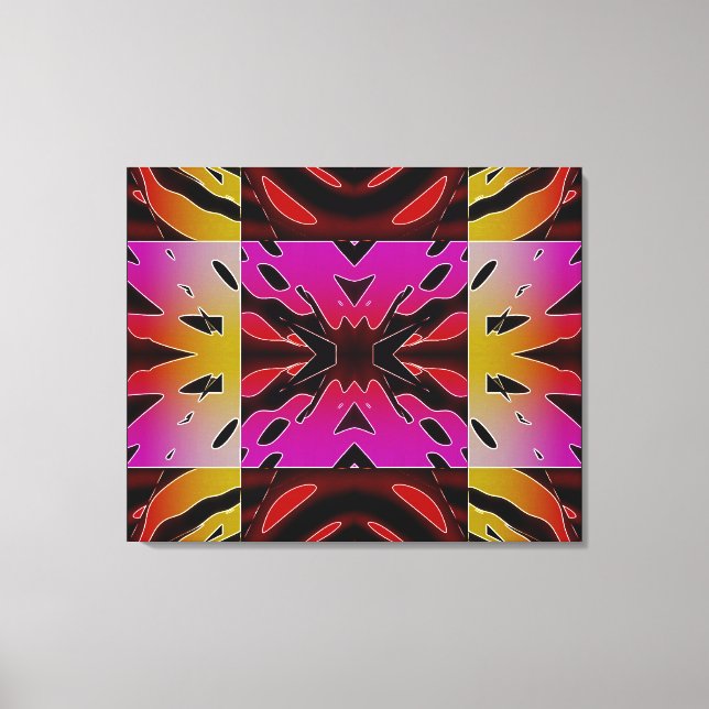 Burst of Black Hills Gold Wrapped Canvas (Front)