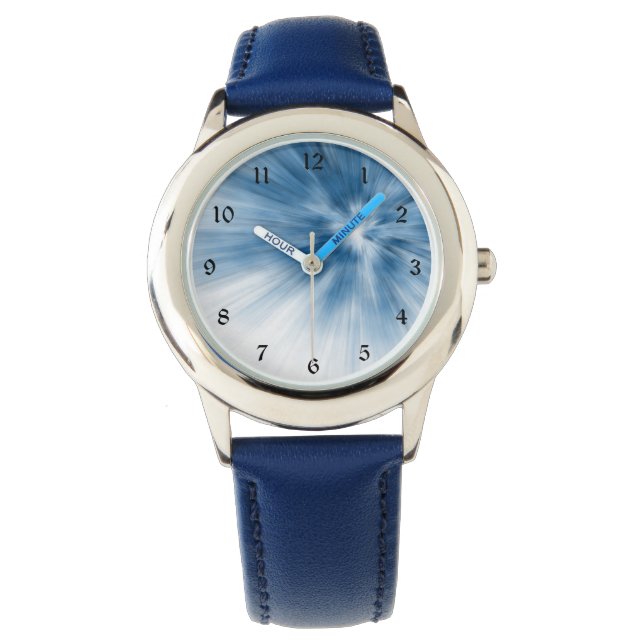 Burst of Blue Rays Watch (Front)