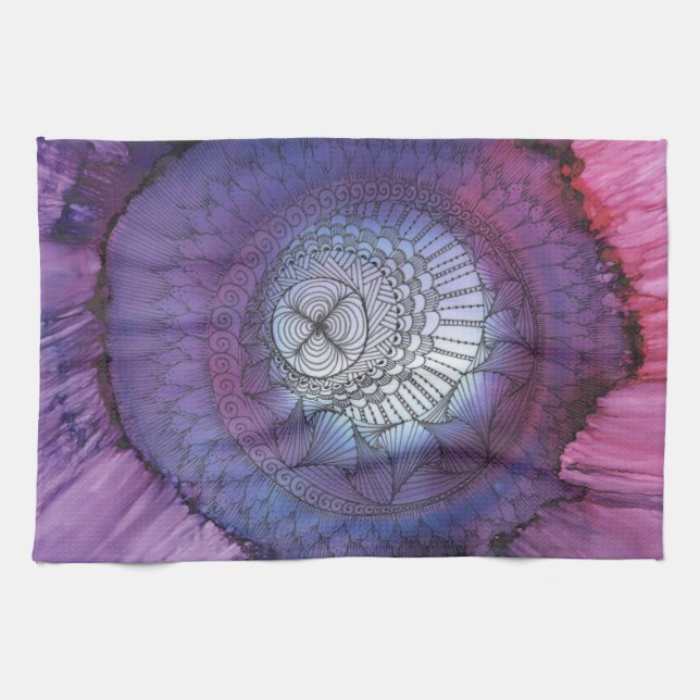 Burst of Colour Kitchen Towel (Horizontal)