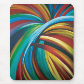 Burst of colour mouse mat