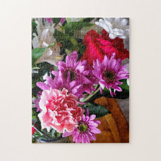 Burst of Colour Spring Bouquet Jigsaw Puzzle