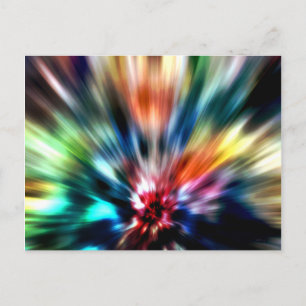 Burst of Colours Postcard