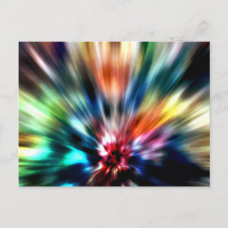 Burst of Colours Postcard