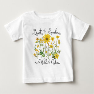 Burst of Sunshine in a World of Colours Baby T-Shirt
