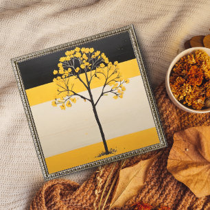 Burst of Sunshine: Yellow Flowering Tree Photo Print