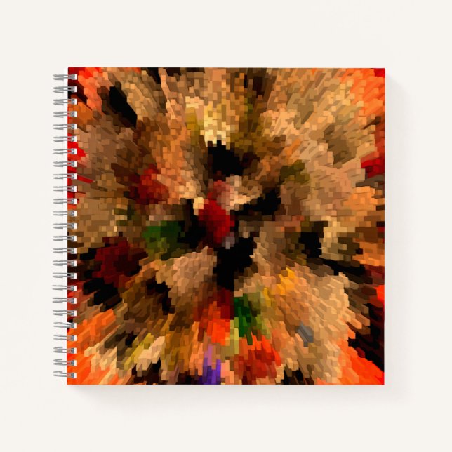 Bursting Flower..... Notebook (Front)