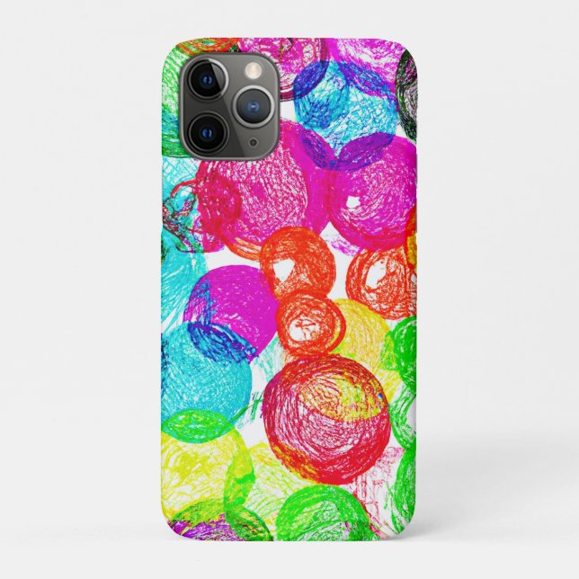 Bursting with Colour Abstract Pattern Case-Mate iPhone Case (Back)