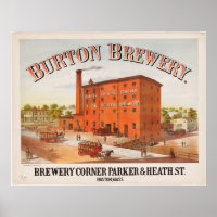 Burton Brewery Boston Massachusetts Advertisement
