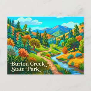 Burton Creek State Park California Postcard