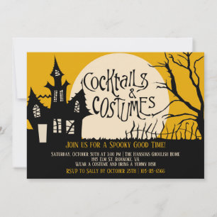 Burton Halloween Party Invitation
