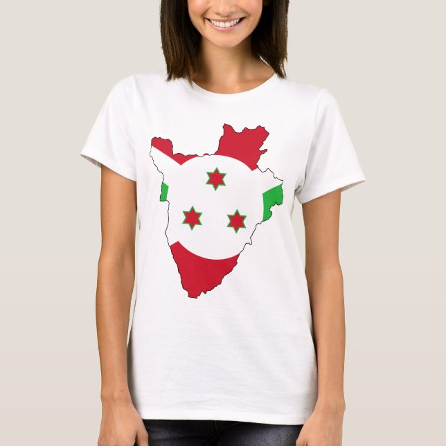 Burundi Country-Flag Women's Tee (Front)