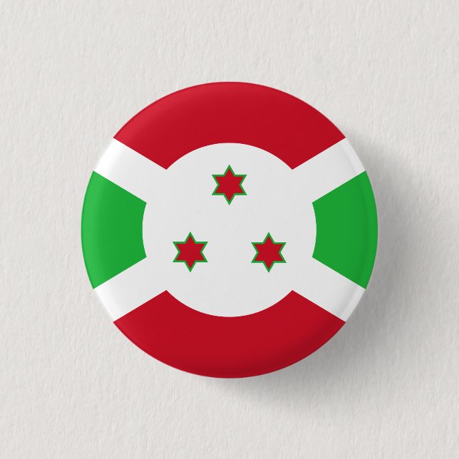 Burundi Flag 3 Cm Round Badge (Front)