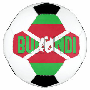 Burundi Flag Adorable Patriotic Football