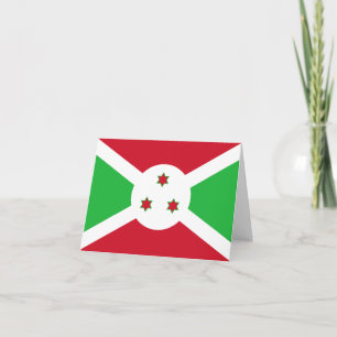 Burundi Flag Card