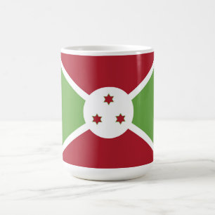 Burundi flag coffee mug