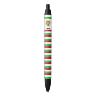 Burundi Flag Cute Patriotic Black Ink Pen
