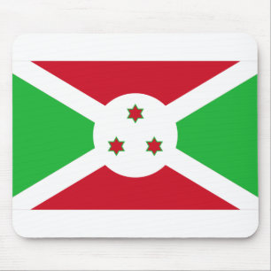 Burundi Flag Mouse Mat