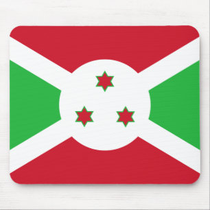 Burundi Flag Mouse Mat