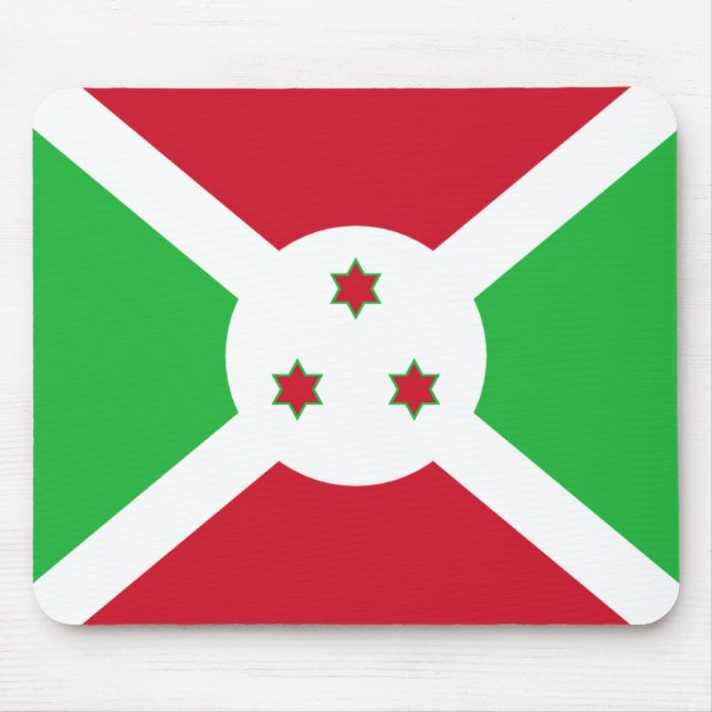 Burundi Flag Mousepad (Front)