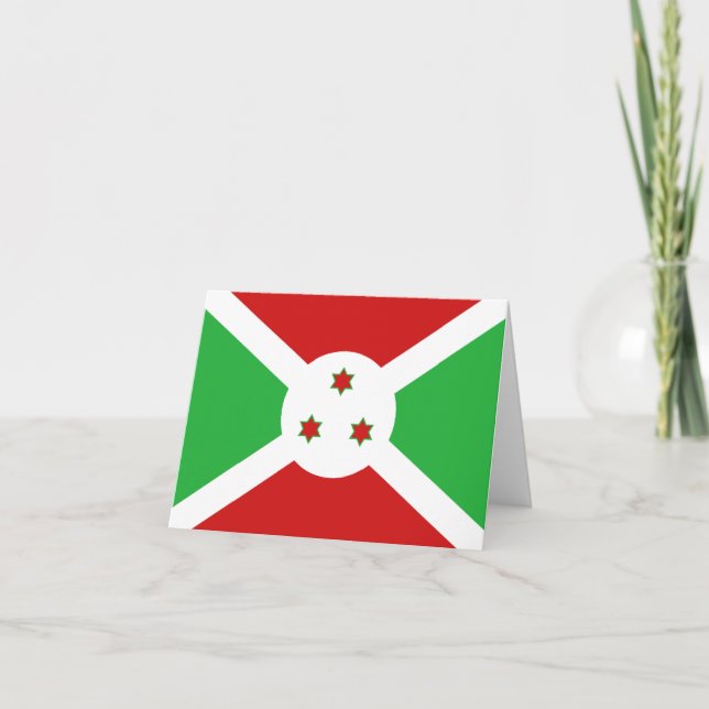 Burundi Flag Notecard (Front)