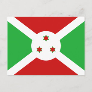 Burundi Flag Postcard