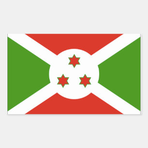 Burundi Flag Rectangular Sticker
