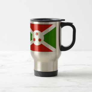 Burundi Flag Travel Mug