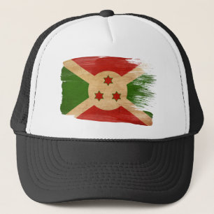 Burundi Flag Trucker Hat