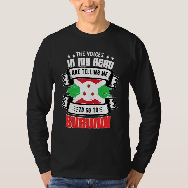Burundi In My Head T-Shirt (Front)