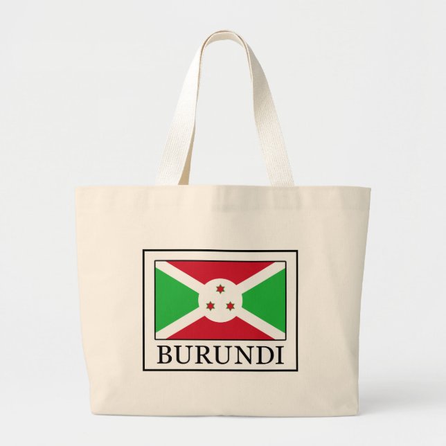Burundi Large Tote Bag (Front)