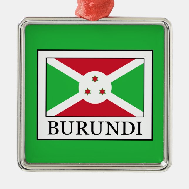 Burundi Metal Tree Decoration (Front)