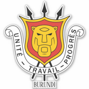 Burundi National Coat Of Arms Patriotic
